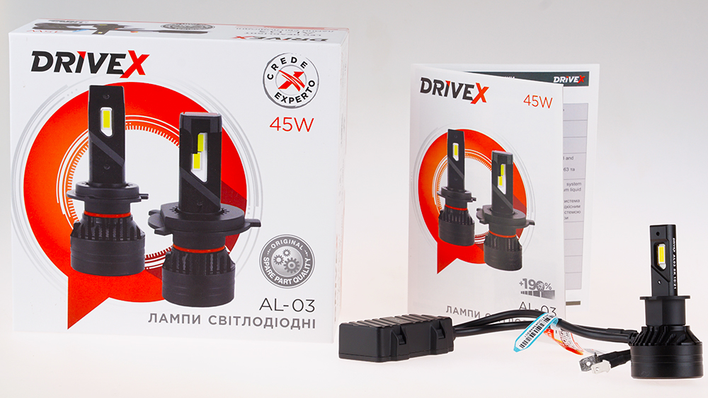 AL-03 H3 45W 9-32V 5000K LED к-т.